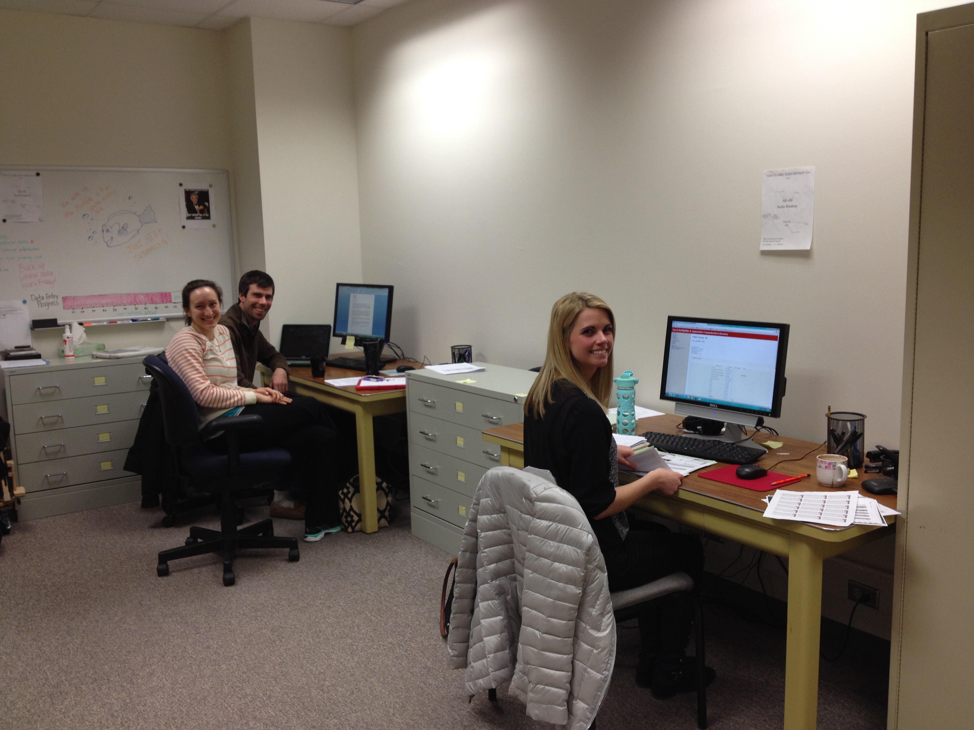 our hard working students
